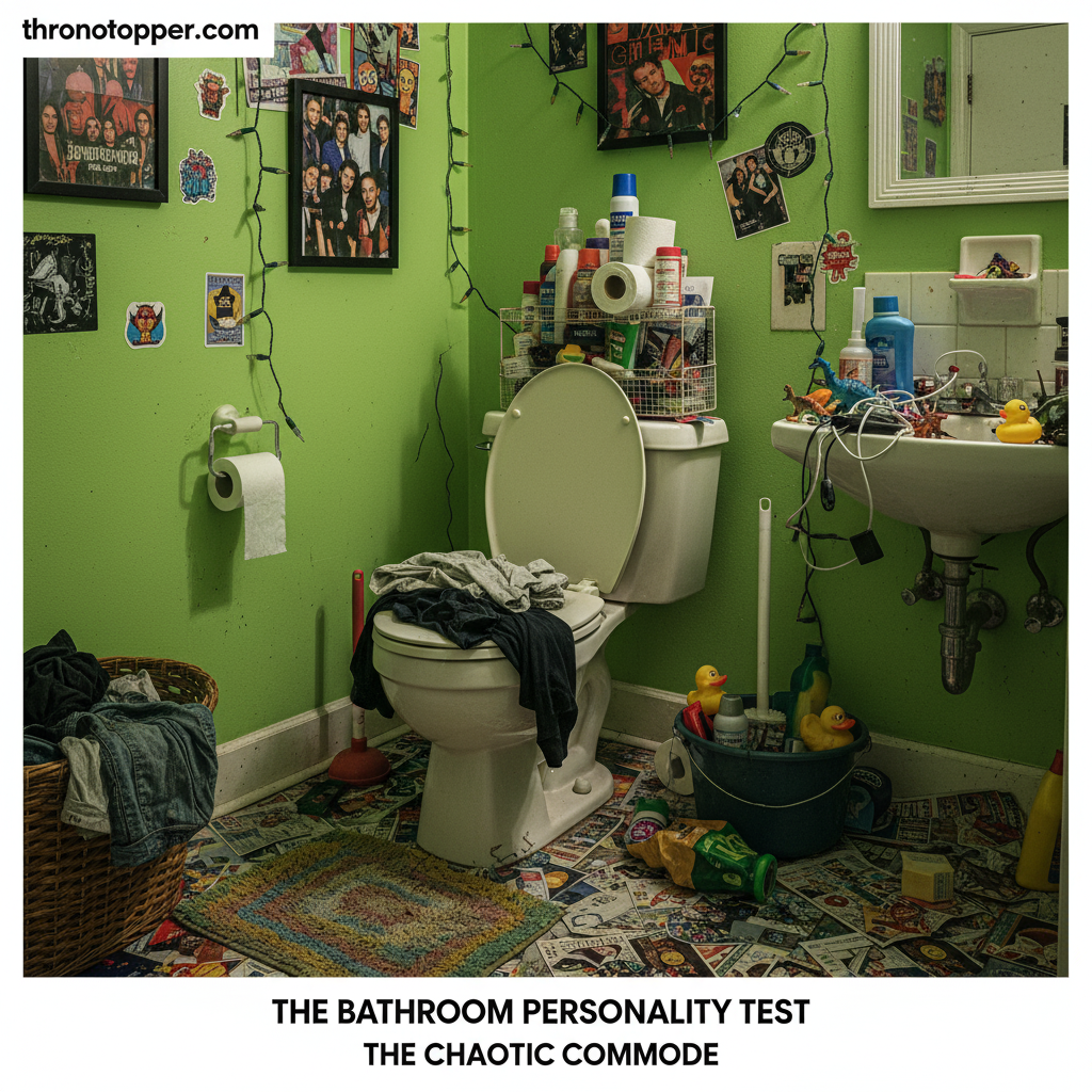 The bathroom personality text